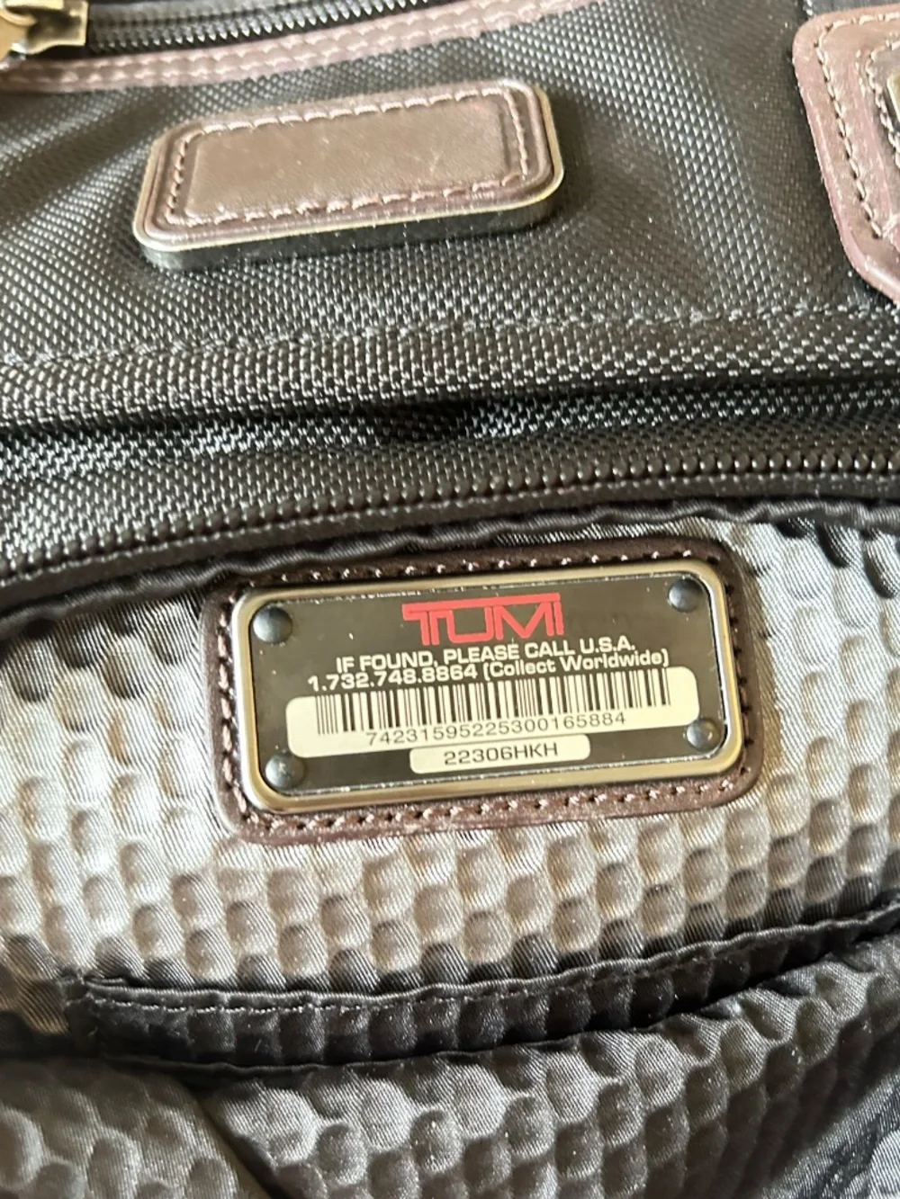 Tumi Alpha Bravo Barstow Crossbody Messenger Bag Black 222306